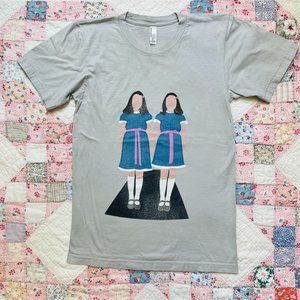 The Shining Twins Minimalist Graphic Tee S • Halloween • Stephen King • Kubrick